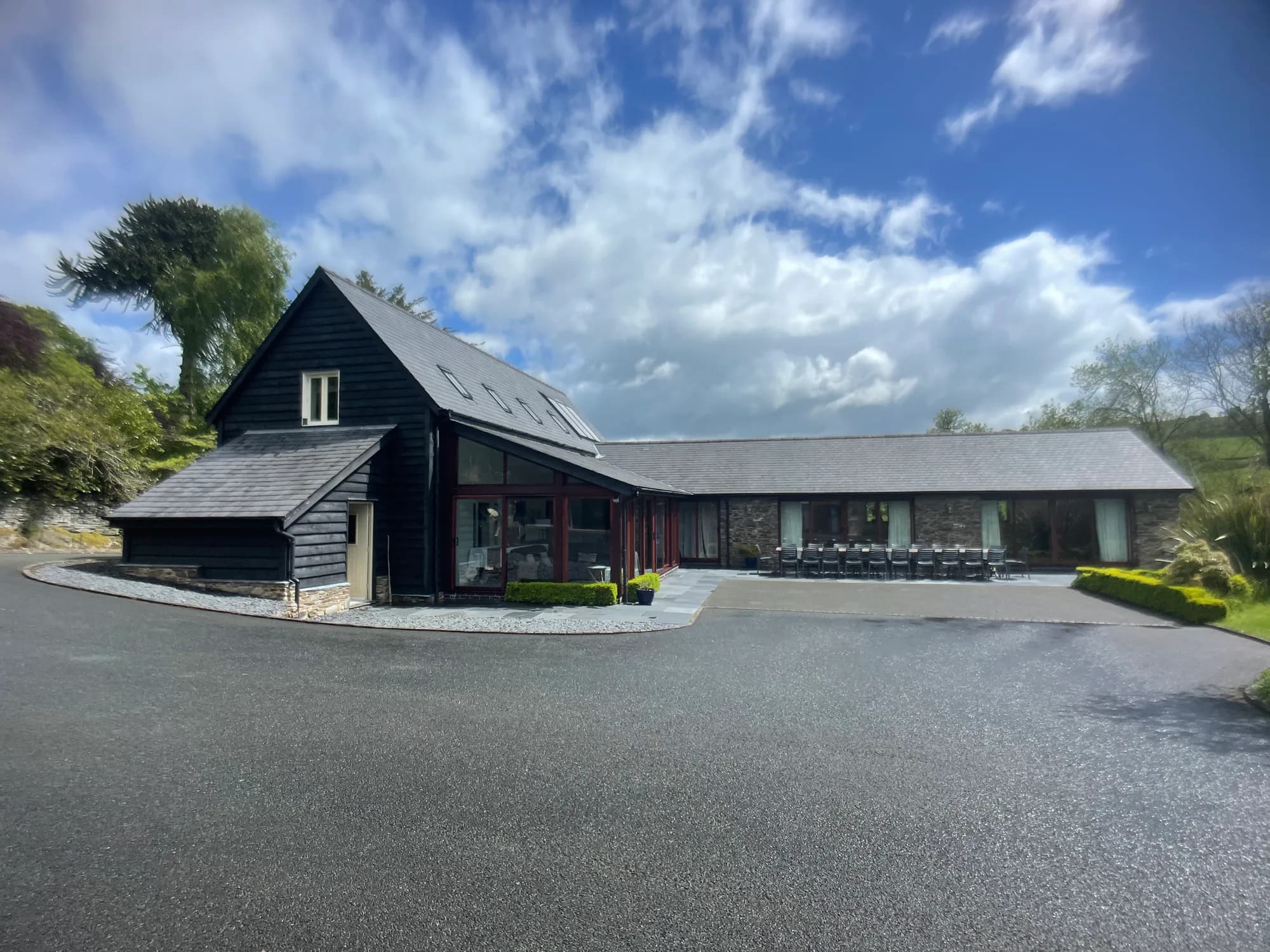 Garth Barns country house and gardens, Powys, Wales